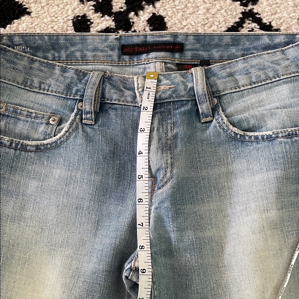 Buffalo David Bitton women’s Faded Blue Slim Jeans